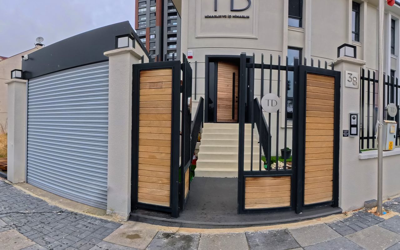 TD Mimarlık mekânının 360° kart fotoğrafı